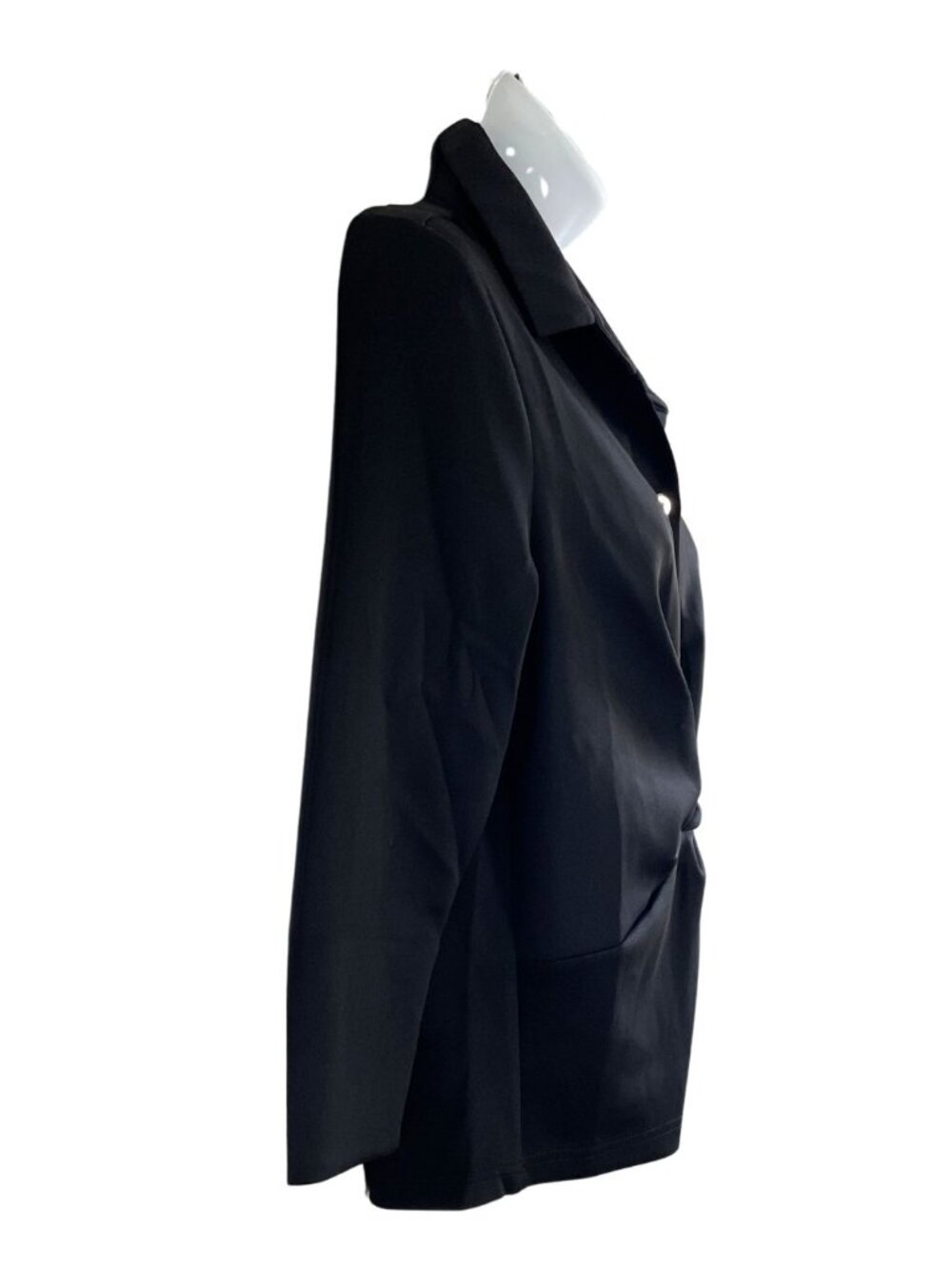 NWT Gretchen Scott Twist & Shout Top Black Sz S Minimalist Classic Resortwear - Picture 5 of 9
